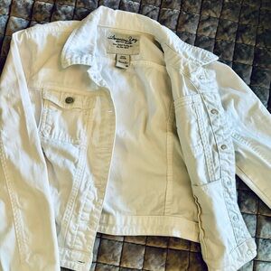 American Rag White Denim Jacket